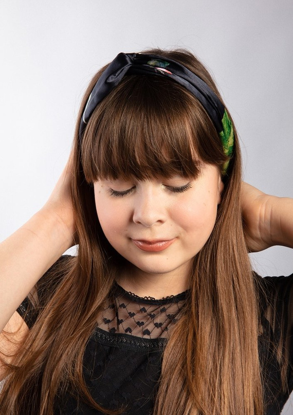 Opaska Flowers DKaren 04 ecru