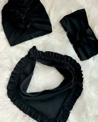 Lola Turban dla dziewczynki Bambarillo czarny