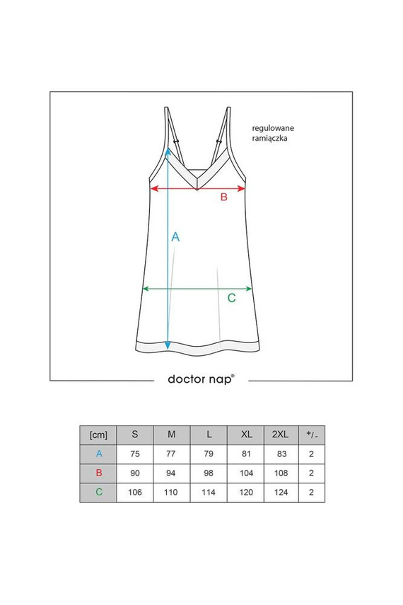 5109 Koszula Nocna Doctor Nap - black