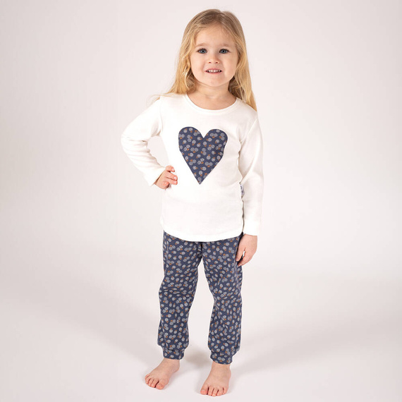 141248 Piżama dziecięca "Sonia" Nicol - krem/granat