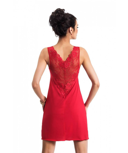 Kristina koszulka nocna Donna czerwony