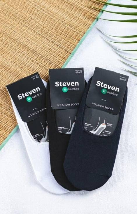 Baleriny stopki damskie Bamboo art. 036 Steven 010 czarny