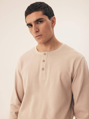 42638 Desert Piżama Męska Henderson - beżowy