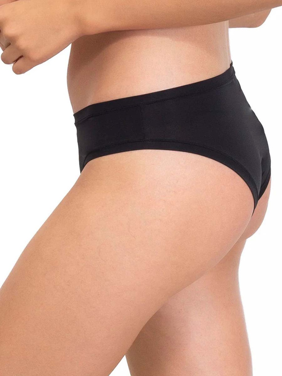 1555 Figi Fantastic – bezszwowe, z mikrofibry, klasyczny krój Sielei czarny 