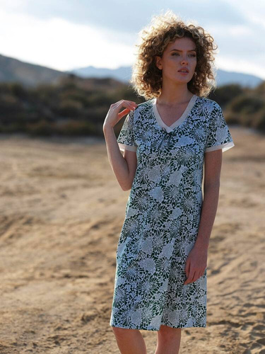 237 Koszula Nocna Cana -zielony