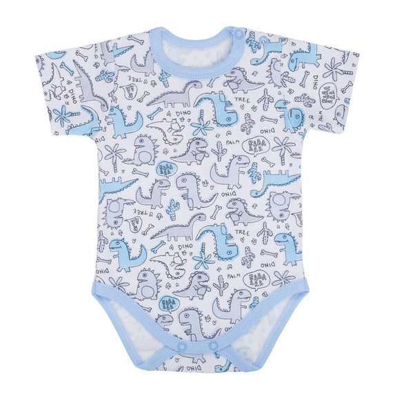 Dinusie body z krótkim rękawem Martex niebieski 