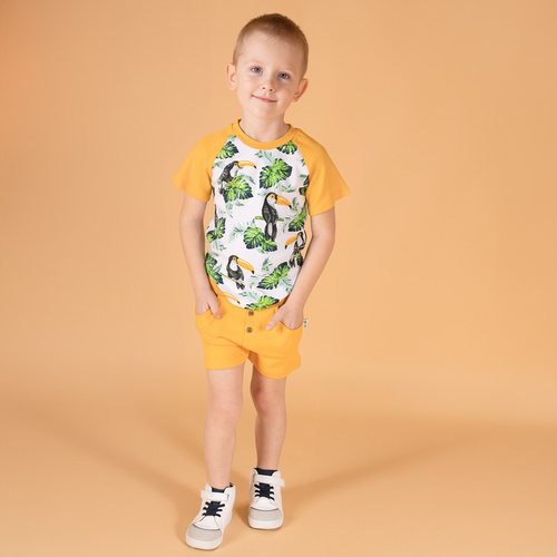 186187 Spodenki krótkie "Tukan" Nicol - pomarańczowy