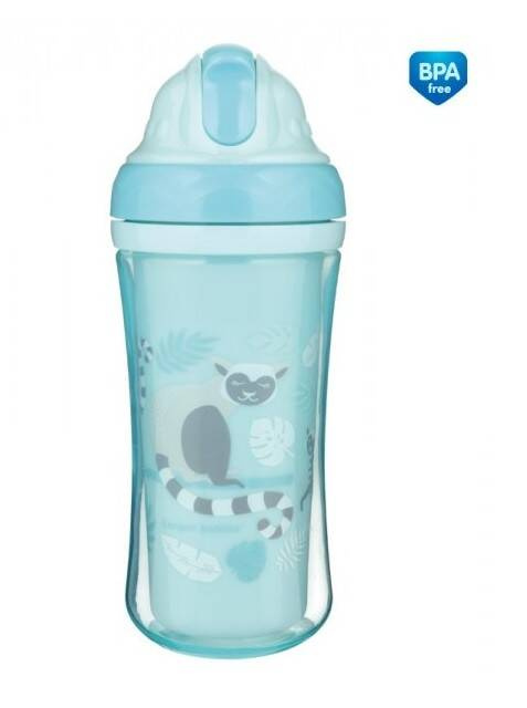 CA74/051 Bidon ze składaną silikonową rurką lemur Canpol Babies