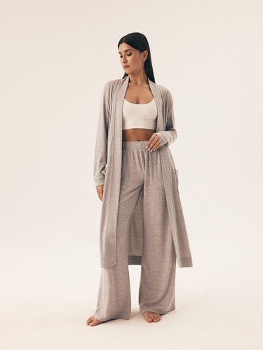 41948 Fudge Szlafrok damski Henderson  jasny szary