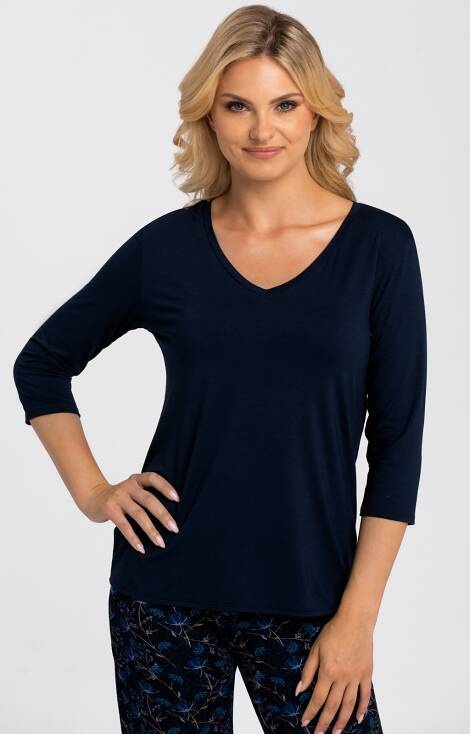 Aretha Piżama Damska Babella- granatowa