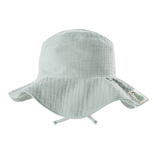 Pearfect kapelusz muślinowy dla dziecka Eevi-zielony