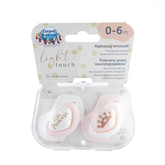 Little Prince smoczek light touch Canpol Babies 