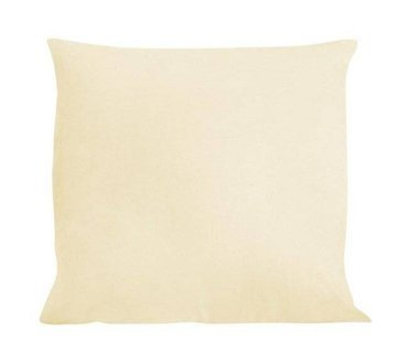 Simply Poszewka bawełniana jednobarwna Spod Igły i Nitki kremowy