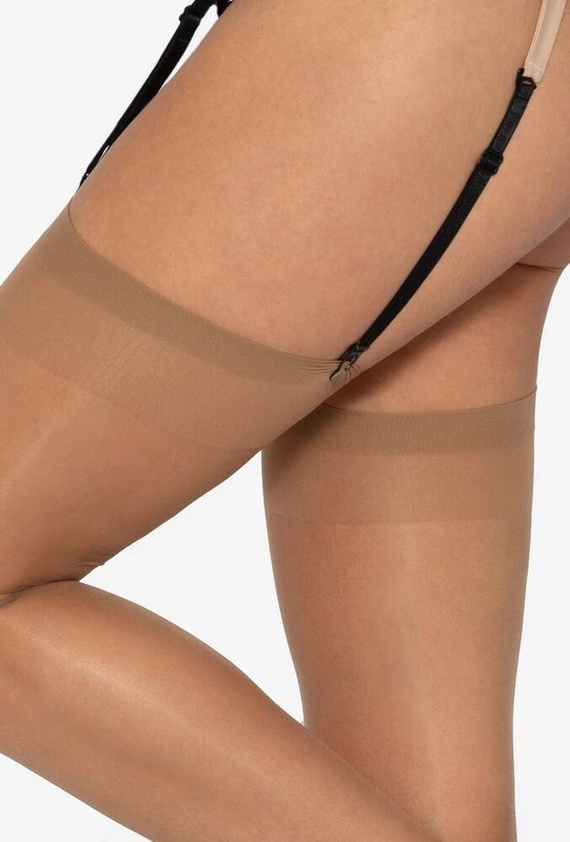 Kelly Pończochy Stretch do paska A'2 visone