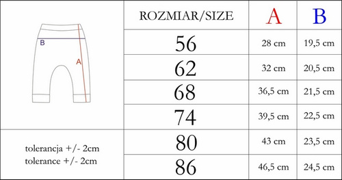 210017 Teddy Spodnie niemowlęce Nicol