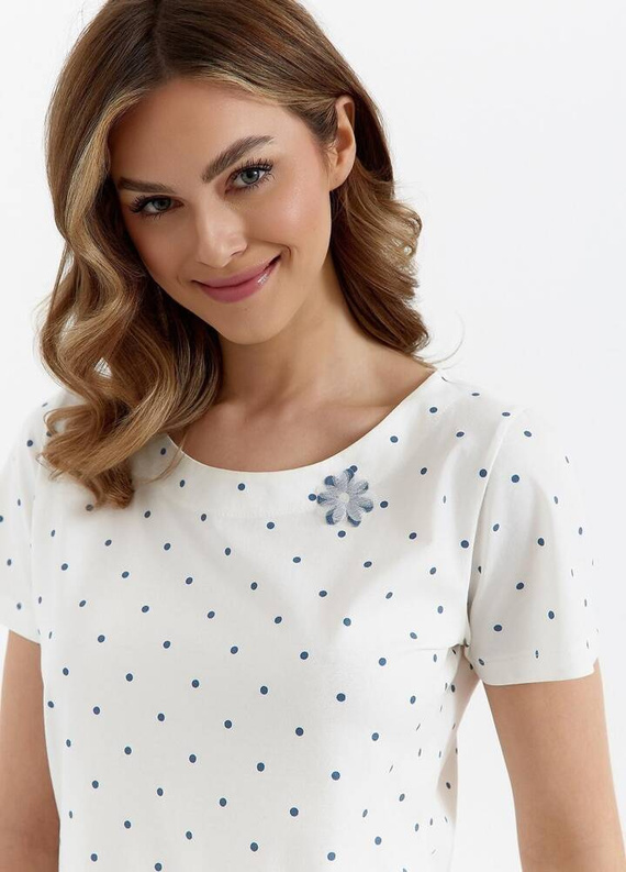 436 Piżama damska  Cana  ecru