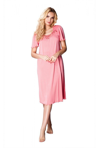 4112 Beatriz halka koszula nocna damska Mewa burgundowy 