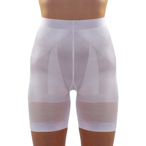 Magic Body Szorty push up bezszwowe wyszczuplające Sesto Senso biały