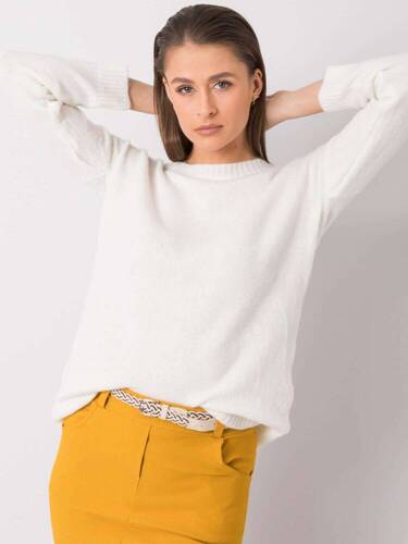 258-SW-4771.37P Sweter damski Paris - ecru