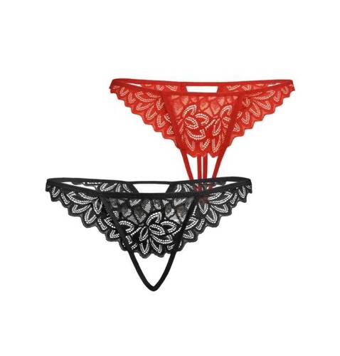 3112-2 Losi Stringi z otwartym krokiem 2-pack Teyli black-red