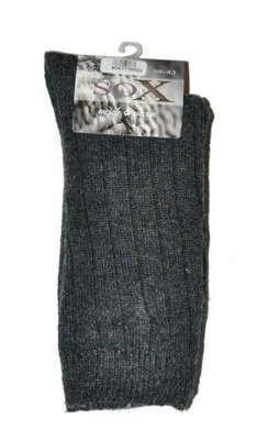 37700 Skarpety Sox Weich & Warm  Wik grafitowy