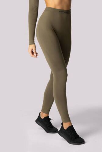 Alpha legginsy termoaktywne Spaio forest green