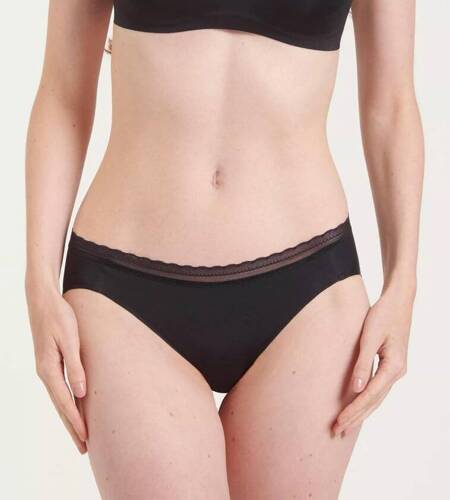 Body Adapt Twist Hipster Figi Damskie Sloggi - black