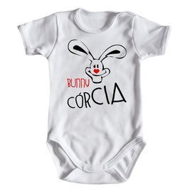 Body krótki rękaw "BUNNY CÓRCIA" Moocha biały 