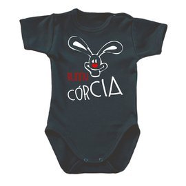 Body krótki rękaw "BUNNY CÓRCIA" Moocha czarny