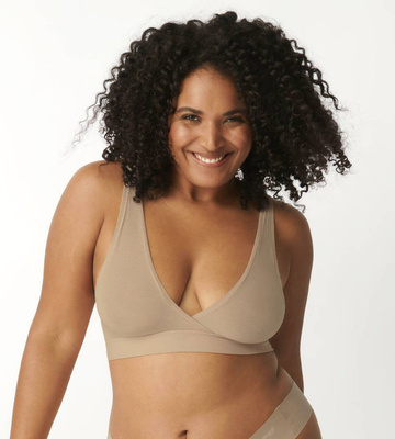 Bralette go allround Biustonosz Sloggi - Peanut butter