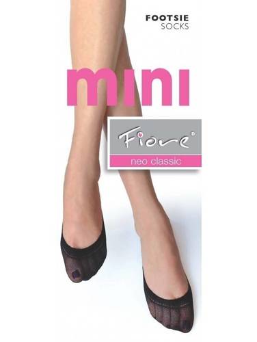 C 1001 Mini Footsie stopki damskie Fiore black