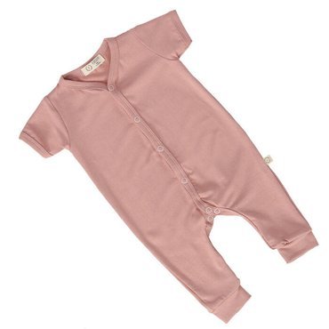 DUSTY PINK Rampers bambusowy eco premium Yosoy - brudny róż