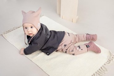 "Dreamer" Legginsy niemowlęce Pinokio - beż druk