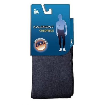 Kalesony chłopięce W28003 / W38003 gładkie - graphite