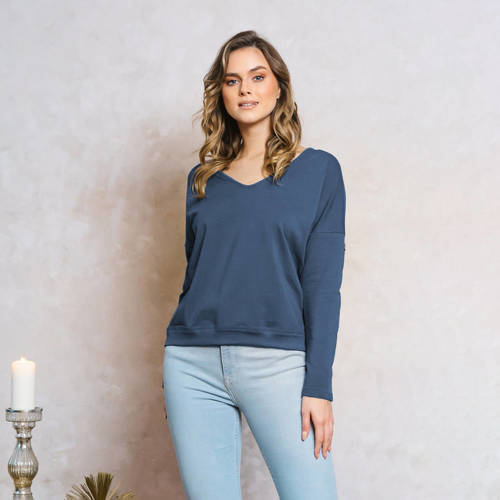 Karina Bluza damska Fashion - jeansowy