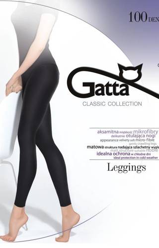 Microfibra Legginsy 100 den Gatta nero