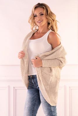 Monaren Sweter, kardigan damski Merribel - beige 