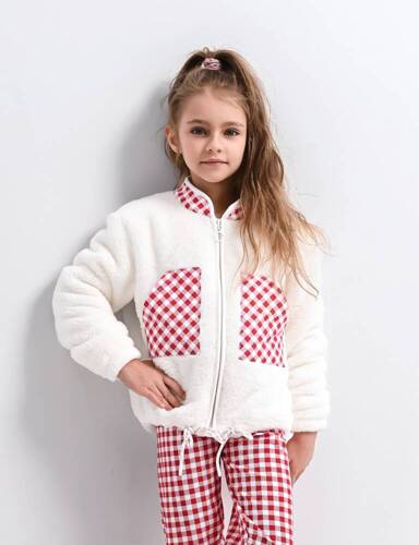 Perfect Kids Bluza dziecięca Sensis - śmietanowy-czerwony