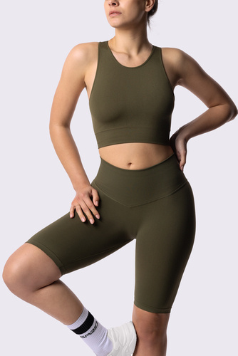 Performance biustonosz sportowy Spaio khaki 