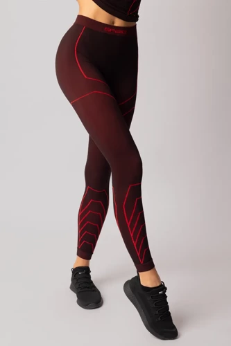 Rapid legginsy damskie Spaio black/red