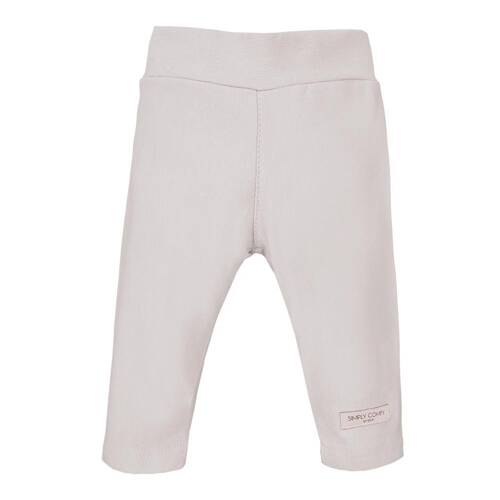 Simply Comfy Legginsy bawełniane Eevi - beżowe