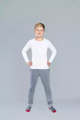 Tomi podkoszulek dla chłopca, długi rękaw Italian Fashion- biały 