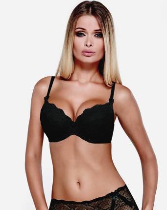 Vesta Biustonosz push-up PariPari - czarny