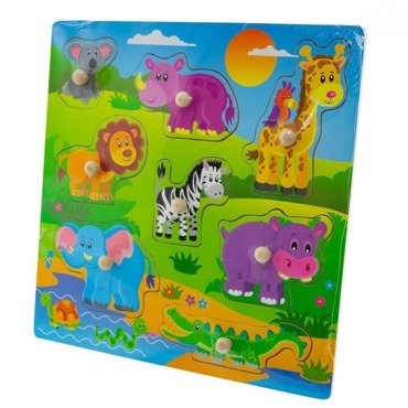 Zabawka Puzzle 30x30 Safari 2 Eurobaby