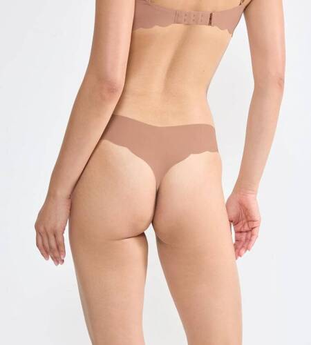 Zero Microfibre 2.0 Hipstring Stringi Damskie Sloggi - Cameo brown