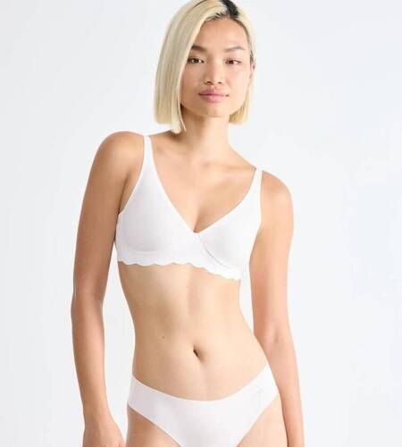 Zero Microfibre 2.0 Soft bra Miękki biustonosz Braletka Sloggi - angora