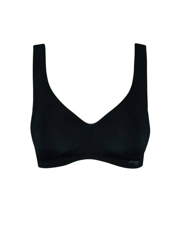 10186738 Bralette Zero feel Biustonosz push-up  Sloggi - czarny