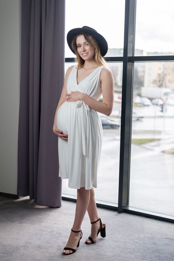 120 Sukienka ciążowa  MIRACLE- wzór