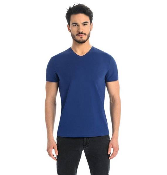 1503 Dany V T-Shirt Męski Bawełniany- jeans 