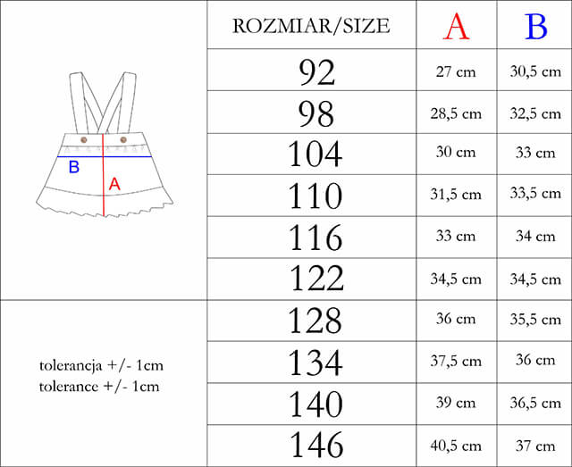 169495 Spódniczka na szelkach Nicol - granatowy